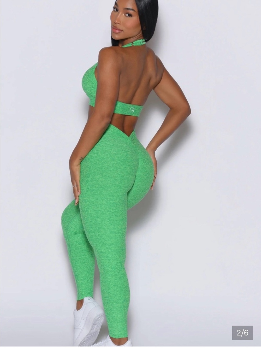 Bombshell V Back Neon Miami Beach Leggings